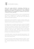 Moció ple extraordinari i urgent del 16 de gener de 2020