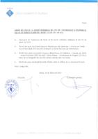 Ordre del dia del Ple ordinari del 23 de febrer de 2017