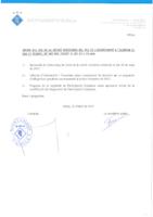Ordre del dia del Ple ordinari del 27 d'abril de 2017