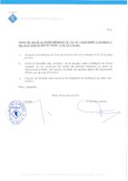Ordre del dia del Ple ordinari del 29 de juny de 2017