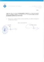 Ordre del dia Junta extraordinària dijous 11 de maig a les 19.15h