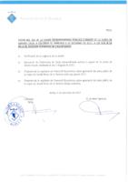 Ordre del dia Junta extraordinària dimecres 6 de setembre a les 9h