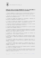 Ordre del dia del ple de l'Ajuntament de 30 d'octubre de 2024