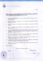 Ordre del dia del Ple municipal del 28 de novembre