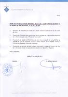 Ordre del dia del Ple ordinari del 30 de maig de 2013