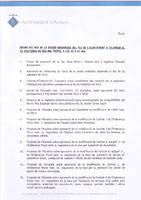 Ordre del dia del Ple municipal del 31 d'octubre