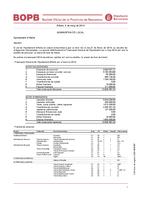 Aprovació definitiva del pressupost per a l'any 2014.