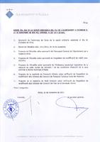 Ordre del dia del Ple municipal del 27 de novembre