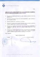 Ordre del dia del Ple municipal del 26 de febrer