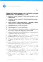 Ordre del dia del Ple municipal del 29 d'octubre