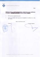 Ordre del dia del Ple extraordinari i urgent de l'Ajuntament d'Alella del 11 de febrer