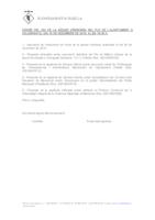 Ordre del dia del Ple de l'Ajuntament del 19 de desembre 2019