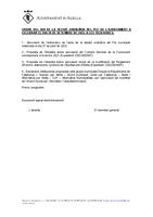 Ordre del dia del Ple de l'Ajuntament del 29 de setembre de 2022