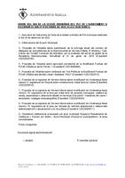 Ordre del dia del Ple d'octubre de 2022