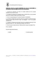ORdre del dia del Ple del 26 de maig de 2022