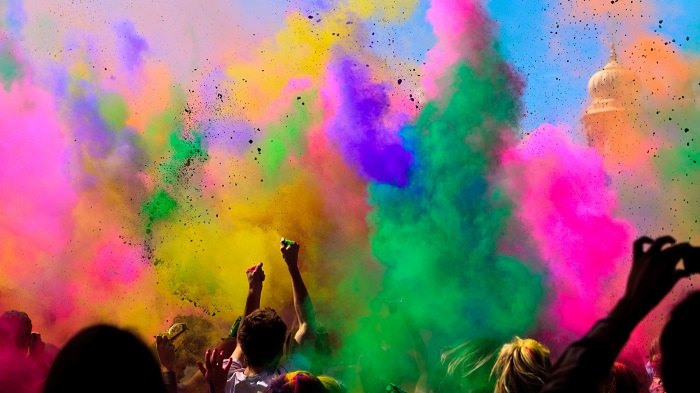 Holi colors