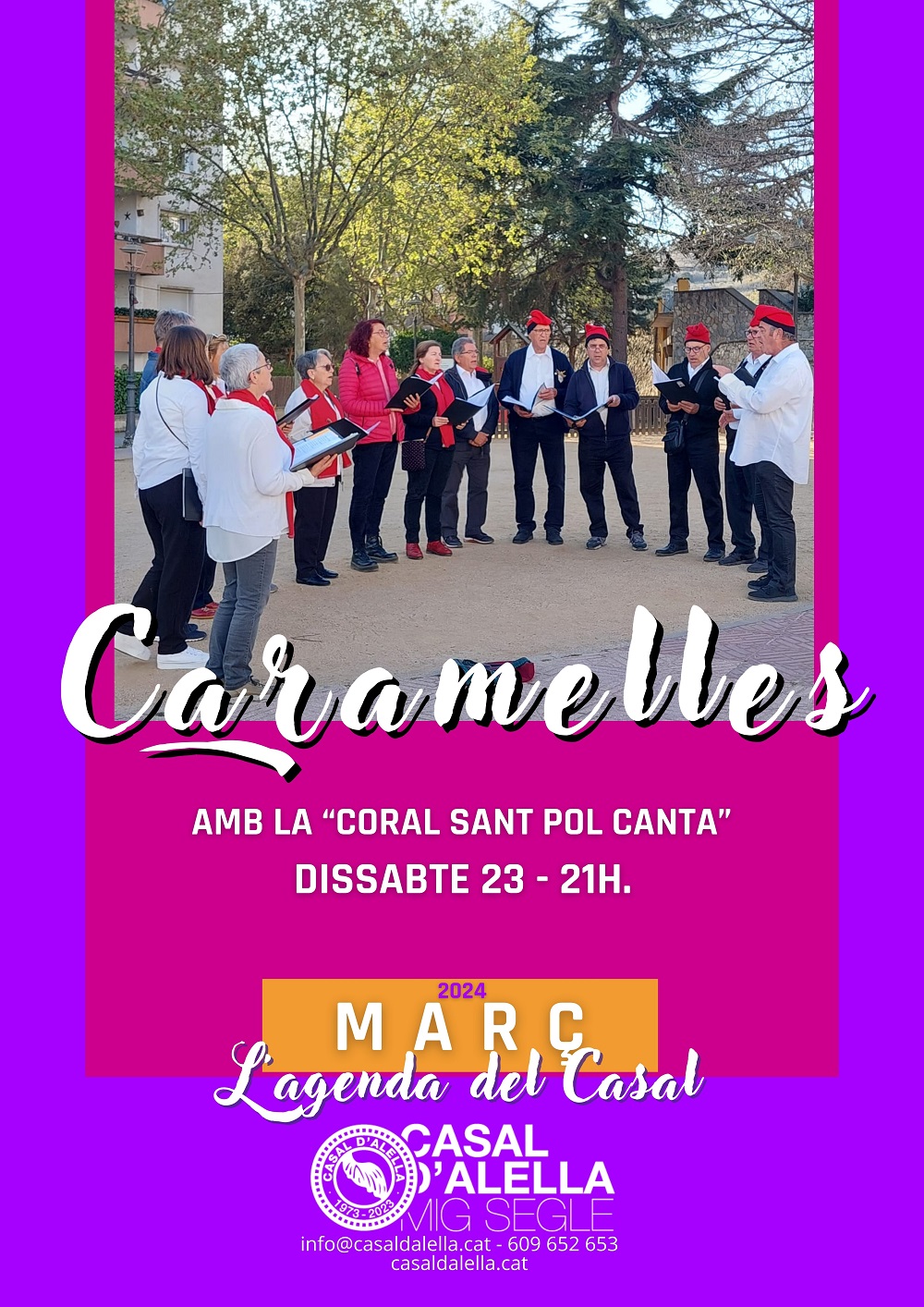 Caramelles amb la Coral Sant Pol canta