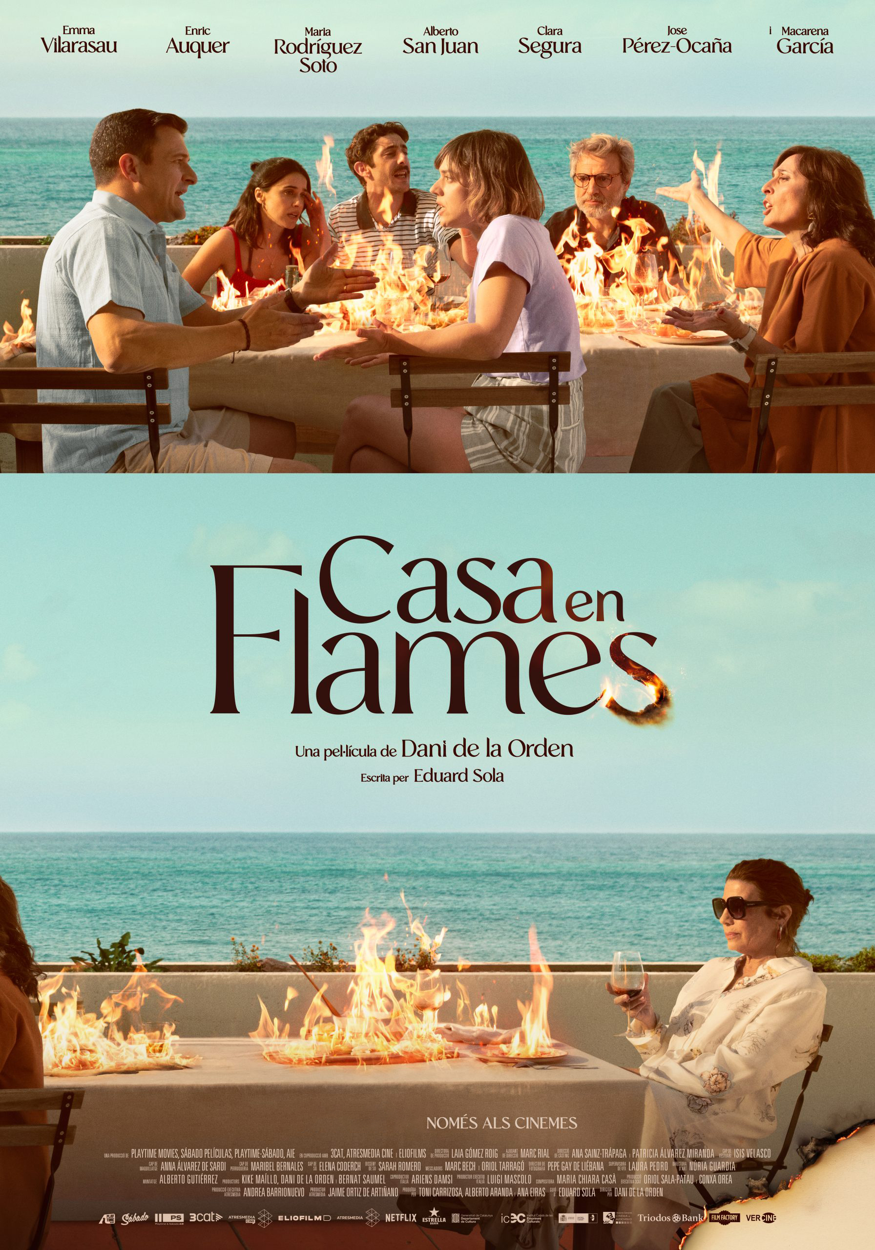 Cinema. Casa en flames