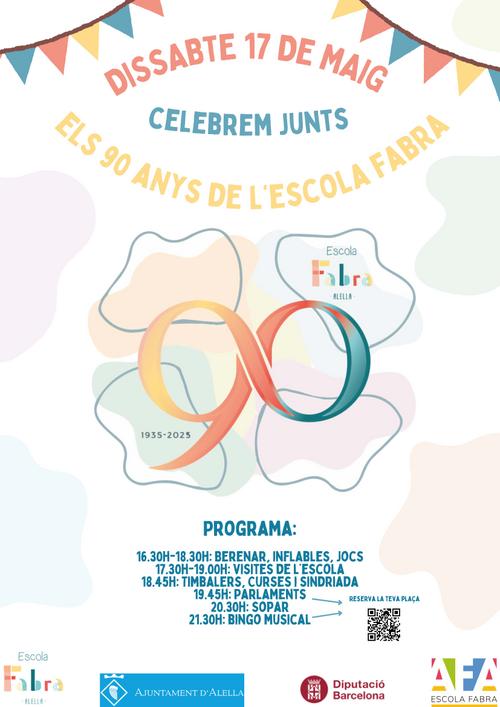 festa 90è aniversari Escola Fabra